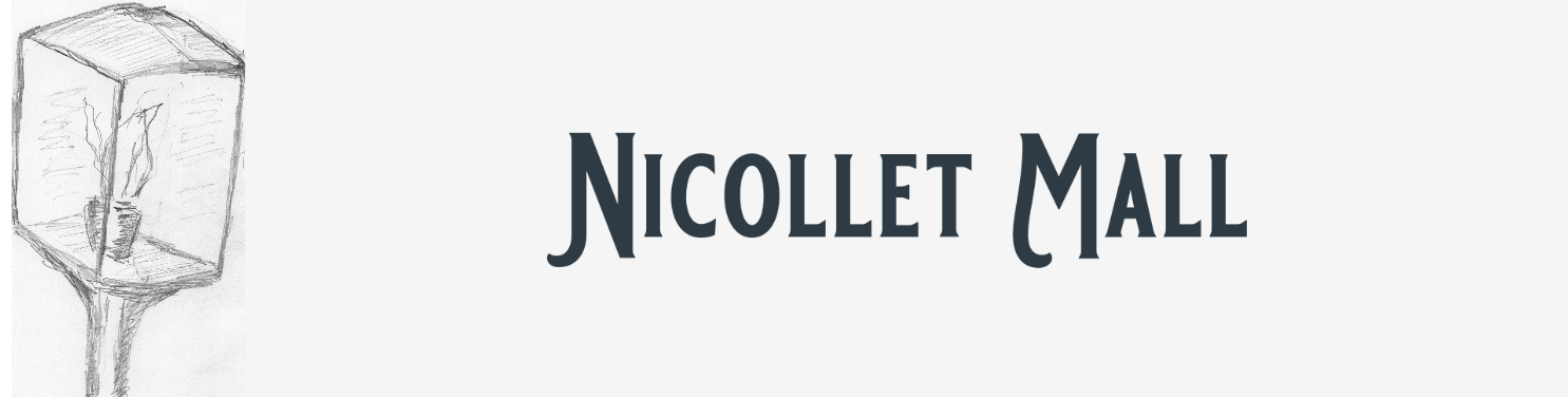 Hotels along Nicollet Mall in Minneapolis in the 1890's